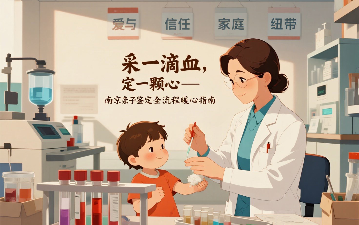 采一滴血，定一颗心——南京亲子鉴定全流程暖心指南